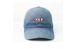 China Personalized Custom Design Denim Baseball Hats / 6 Panel Washed Plain Dad Cap supplier