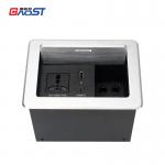 Recessed Pop Up Audio Visual Box Multimedia Socket Outlet 65W USB for sale