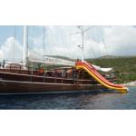 Cold Air Inflatable Water Sports, Inflatable Yacht Slide For Sale for sale