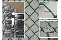 China 2.4m 3m Height Chain Link Security Fence Modern For Basketball Field supplier