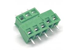 China HQ127V-5.0/5.08mm Pcb Screw Terminal Block 2 Poles Square Electric supplier