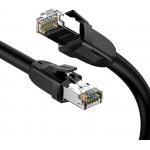 2000MHz Cat8 Patch Cable Customized BC CCA FLAT Or Round Jacket for sale