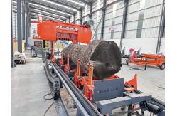 China Fully Automatic Horizontal Hydraulic Band Saw Machine For 1000mm Wood supplier