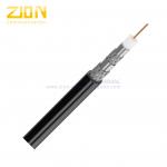 FEP Insulation Plenum RG6 Coaxial Cable Quad Shield CMP PVC Swept to 3GHZ for sale