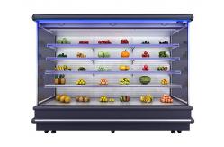 China Open Front Automatic Defrost Air Curtain Merchandiser Display Multi Deck Chiller supplier