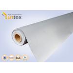 Fire Resistance Waterproof Polyurethane / PU Fiber Glass Cloth For Welding Blanket & More for sale