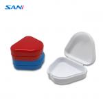 White False Teeth Storage Case , High Temperature Resistant Denture Storage Box for sale