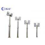 Pneumatic Telescopic Mast Vehicle Mounted Light Tower 4/3 LED Self Locking Performance for sale