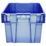 45L PP Nesting Stackable Plastic Fish Crate Heavy Duty Plastic Crates