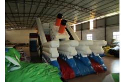 China Commercial Inflatable Titanic Dry beauty slide hot inflatable dry ship slide supplier
