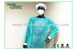 China Polypropylene Disposable Isolation Gowns With Long Sleeve Durable use for prevent bacteria supplier