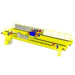 40T Cabin Control Electric Hoist crane Double Beam European Type Dg Eot Crane for sale