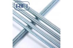 China 3 Meter Zinc White Blue Plated All Thread Bar For Hardware Projects supplier