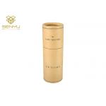 Cardboard Paper Tube Packaging / Wine Bottle Pack Paper Tube Container for sale