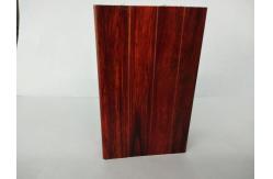 China Machined Wood Finish Aluminium Profiles High Coating Hardness And Strong Adhesion supplier