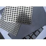 2.5m Width Round Hole Galvanized Steel Perforated Sheet for sale