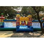 Huge Disney Inflatable Fun City Waterproof 16 X 9m For 3 - 15 Years Old Children for sale