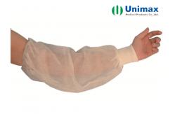 China Polypropylene 30gsm Disposable Sleeve Cover With Cuff supplier