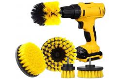 China Polypropylene Scrub Medium Stiff Drill Brush Attachment 5pcs Per Set supplier