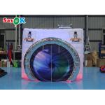 210D Oxford Cloth White Inflatable Photo Booth 7*7*4mH Custom Color for sale