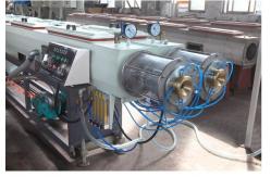 China PLC control PVC Plastic Pipe Extrusion Line Double Screw Extruder Machine supplier