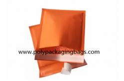 China Orange Self Seal Padded Kraft Bubble Mailer Envelopes supplier