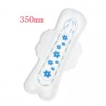 Wholesale Super Soft White Blue Chip Disposable 350mm Sanitary Pad For Woman for sale