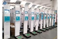 China Wifi Interconnection Human Electronic Height And Weight Machine Smart Voice Broadcast supplier