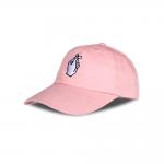 Cotton Pink Black Sports Dad Hats Chic Design Sun Protection Headwear for sale