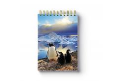 China Sea Animal Image Custom Printed Spiral Notebooks 3D Cover High Definition supplier
