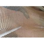 Interior/ Exterior Decoration Metal Ring Mesh with Brass Wire For Window Curtain for sale