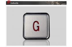 China Waterproof Illuminated Elevator Push Button With Good Touch Sense supplier