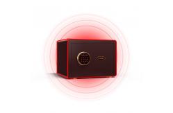 China 11kg Dual Alarm Home Safe Box Biometric Fingerprint Lock With Glossy Surface Treatment supplier