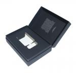 Black And White Perfume Box Packaging Design With Magnetic Closure For Small Business for sale