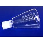 250ml Erlenmeyer Quartz Glass Conical Flask With Ground Mouth for sale
