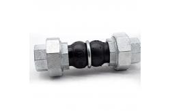 China 10.0Mpa Screw rubber joint Double Sphere EPDM Threaded Expansion Joint supplier