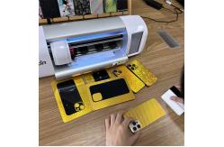 China Portable Hydrogel Screen Protector Cutting Machine With Mobile Skin Design Software supplier