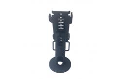 China Pure Metal Black POS Terminal Stand Adjustable For Cashier Counter System supplier