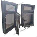 Customized Aluminum Sliding System Window With Double Low-E Glass System Window for sale