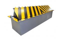 China Hydraulic Retractable Automatic Road Blocker IP68 Waterproof Security With APP Control supplier