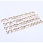A4 Double Loop Binding Wire Nylon Coated For Books Gold  color for sale