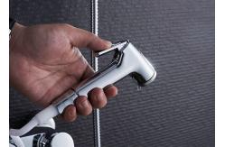 China Adjustable Slide Bar Rain Shower Set ROVATE Exposed Pipe Shower Systems supplier