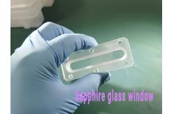 China Equipment Observation Sapphire Glass Window  With Step Hole supplier