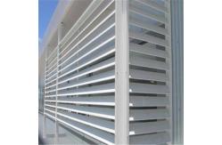 China Lightweight Architectural Aluminum Louvers Custom Vertical Louvered Shutters supplier
