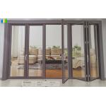 French Interior European Aluminium Folding Doors For Homes Exterior Glass Folding Door for sale
