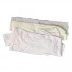 Cut reused Rags Textile Cloth Fabric 100%Cotton White Tshirt Rags Standard White industrial Wipes for sale