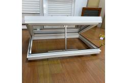 China Double Tempered Glass Aluminum Skylight Frame Aluminum Powder Coating Skylight Extrusions With Insulation supplier