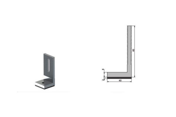 L Foot Solar Mounting Systems With Frameless / Framed Solar Panel , With Screw / Bolt