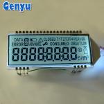 White Backlight Custom LCD Screen HTN Segmented 28PIN Energy Meter LCD Display for sale
