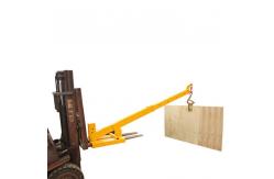 China Compatibility Forklifts Telescopic Extension Arm Forklift Jib Extension With Safety Chain supplier